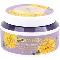 Питательный крем для лица с экстрактом хризантемы JIGOTT Chrysanthemum Flower Nourishing Cream 100мл