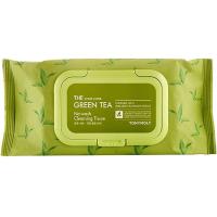 Салфетки для снятия макияжа с экстрактом зеленого чая TONYMOLY The Chok Chok Green Tea No-Wash Cleansing Tissue 100шт