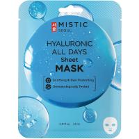 Тканевая маска для лица с гиалуроновой кислотой MISTIC Hyaluronic ALL DAYS Sheet Mask 24мл