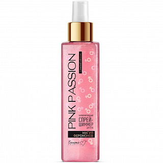 Парфюмированный Спрей-шиммер для тела Pink Passion Магия феромонов 150г
