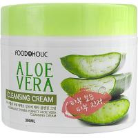 Очищающий крем для лица с экстрактом алоэ FOODAHOLIC Aloe Vera Cleansing Cream 300мл