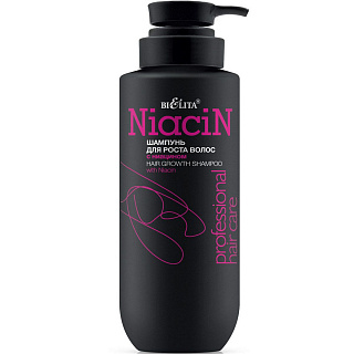 Шампунь для роста волос с ниацином Professional Hair Care 500мл (с дозатором)