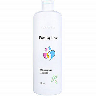 Гель для душа Liv Delano Family Line с витаминами А, Е и д-пантенолом 500мл