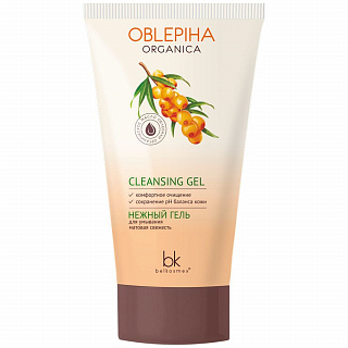 Нежный гель для умывания Oblepiha Organica матовая свежесть 150г