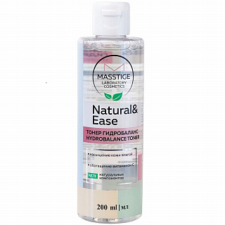 Тонер гидробаланс Masstige NATURAL&EASE для увлажнения кожи 200мл