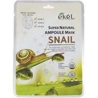 Антивозрастная тканевая маска для лица с муцином улитки EKEL Snail Premium Vital Mask Pack 25мл