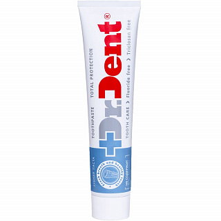 Зубная паста DR.DENT Total Protection без фтора 170г