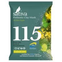 Маска минеральная с пребиотиком Sativa №115, 15г Маска минеральная с пребиотиком Sativa №115, 15г