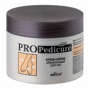 Крем-скраб абрикосовый для ног PRO Pedicure 300мл