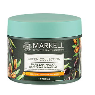 Бальзам-маска для волос MARKELL Green Collection восстанавливающая 300 мл