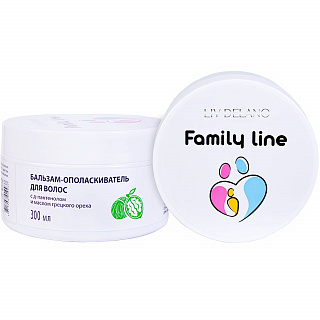 Бальзам-ополаскиватель для волос Family Line с Д-пантенолом и маслом грецкого ореха 300мл