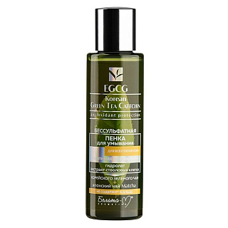 Бессульфатная пенка для умывания EGCG Korean GREEN TEA CATECHIN для всех типов кожи 120 г