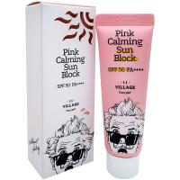 Успокаивающий солнцезащитный крем VIllage 11 Factory Pink Calming Sun Block SPF50 PA++++, 25мл
