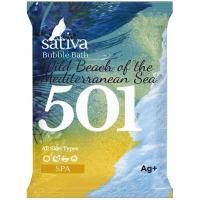 Пена для ванны Дикий пляж Средиземного моря Sativa №501, 15г