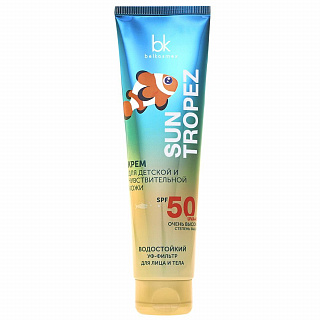 Крем для детской и чувствительной кожи SUN TROPEZ SPF 50, 100г