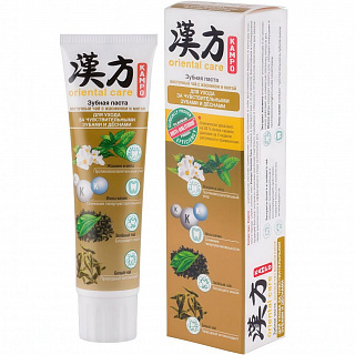 Зубная паста KAMPO ORIENTAL CARE Восточный чай для чувствительных зубов 100г