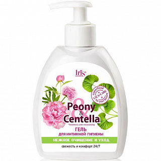 Гель для интимной гигиены нежное очищение и уход IRIS Peony&Centella 300мл