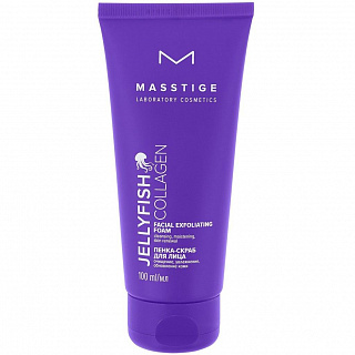 Пенка-скраб для лица Masstige Jellyfish Collagen 100мл