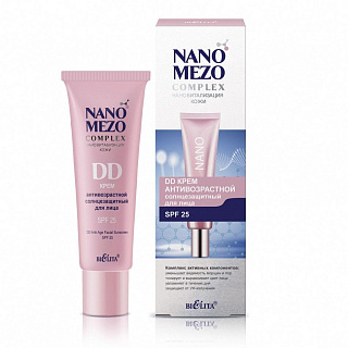 Крем DD для лица NanoMezoComplex антивозрастной солнцезащитный SPF25 30мл