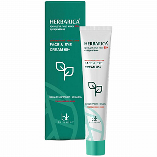 Крем для лица и век Belkosmex Herbarica суперпитание 65+, 40мл