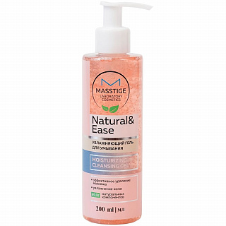 Гель Увлажняющий для умывания Masstige NATURAL&EASE 200мл
