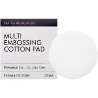 Многофункциональные хлопковые диски DERMA FACTORY Multi Embossing Cotton Pad 100шт