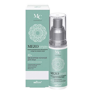 Крем ночной для лица MEZOcomplex Интенсивное омоложение 40+, 50 мл