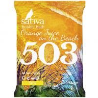 Пена для ванны Апельсиновый фреш на пляже Sativa №503, 15г