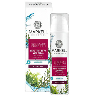 Гель-комфорт для лица Дневной MARKELL Skin Care Program морские водоросли 50мл