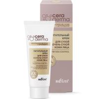 Крем питательный для сухой и очень сухой кожи лица CeraDermа Nutrition Control 50мл