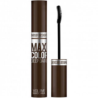 Тушь для ресниц BelorDesign Maxi Color объемная шоколадная