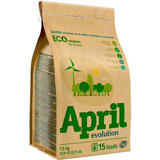 Стиральный порошок April Evolution EcoSolution Универсальный 1,5кг