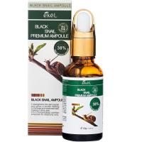 Ампульная сыворотка для лица с муцином черной улитки EKEL Premium Ampoule Black Snail 30г