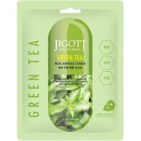 Тканевая маска для лица с экстрактом зелёного чая JIGOTT Green Tea Real Ampoule Mask 27мл