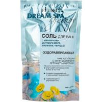 Соль для ванн Оздоравливающая Dream SPA therapy с минералами мертвого моря, шалфеем, чередой 500г