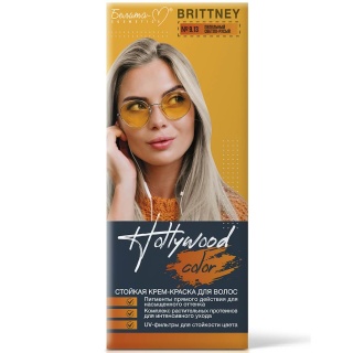 Крем-краска для волос Hollywood color № 9.13 Brittney пепельный светло-русый