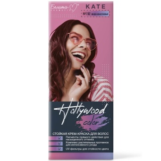 Крем-краска для волос Hollywood color № 7.62 Kate медно-махагоновый