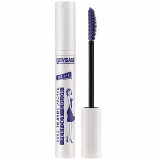 Тушь для ресниц LUXVISAGE Perfect Color Веер пышных ресниц синяя 9г