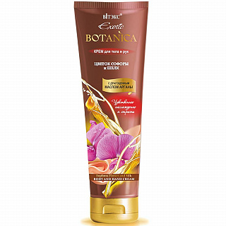 Крем для тела и рук Exotic BOTANICA Цветок софоры и шелк 200мл