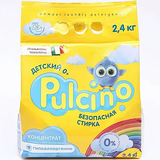 Стиральный порошок Pulcino Детский 0+, 2,4кг