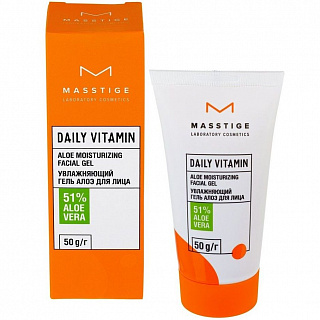 Гель для лица Masstige Daily Vitamin Увлажняющий Алоэ 50мл
