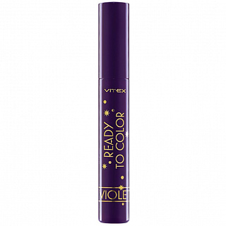 Тушь для ресниц VITEX объемная, фиолетовая READY TO COLOR 9г