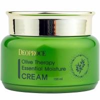 Увлажняющий крем для лица с экстрактом оливы DEOPROCE Olive Therapy Essential Moisture Cream 100мл