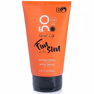 Крем-экран для тела Bio World Secret Life, SPF 50, 150мл