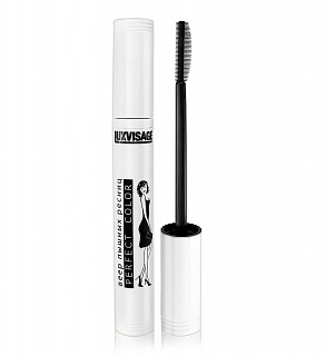 Тушь для ресниц LUXVISAGE Perfect Color Веер пышных ресниц 9г
