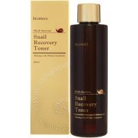 Восстанавливающий тонер для лица с муцином улитки DEOPROCE Snail Recovery Toner 210мл