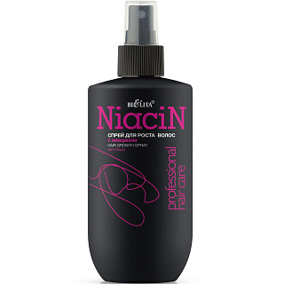 Спрей для роста волос с ниацином Professional Hair Care 240мл (с распылителем)