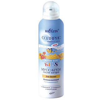 Мусс-крем после загара для детей Солярис 150мл