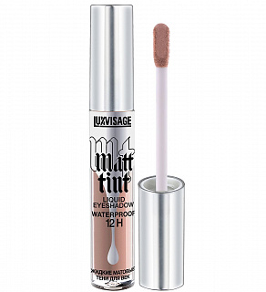 Жидкие матовые тени для век LUXVISAGE Matt tint waterproof 12H водостойкие 3г