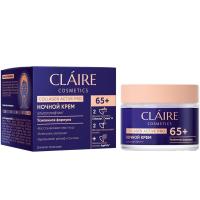 Крем для лица Ночной CLAIRE Cosmetics Collagen Active Pro 65+, 50мл